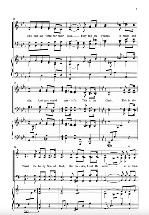 This Is the Christ - SATB