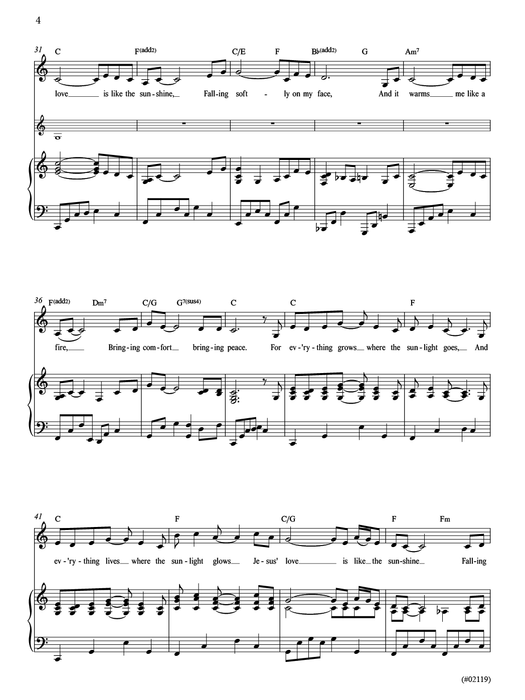 Jesus' Love Is Like a River - Low Voice, Violin, and Piano - Marshall McDonald pg. 4 | Sheet Music | Jackman Music