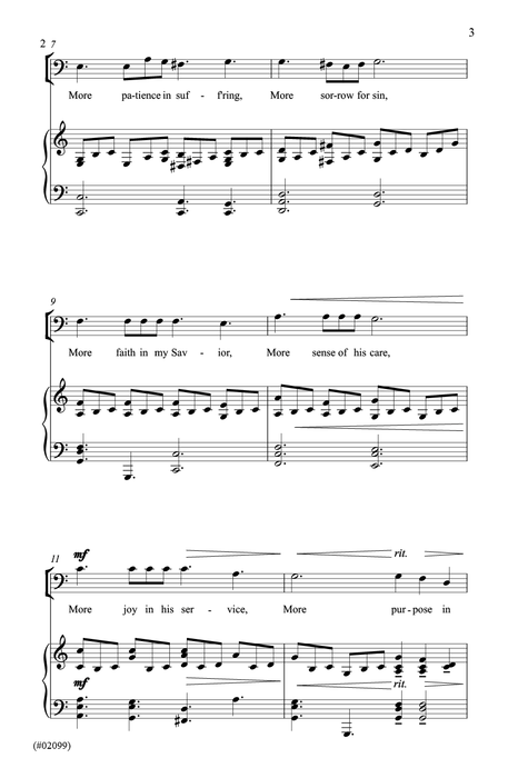 More Holiness Give Me - SATB pg. 3 | Sheet Music | Jackman Music
