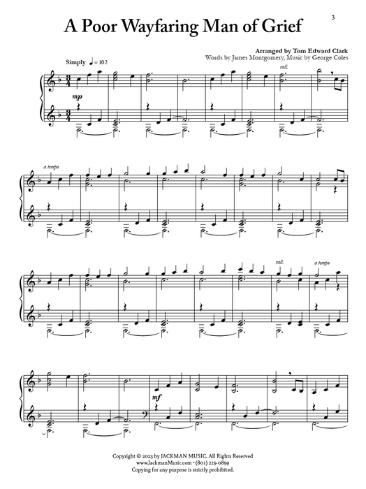 Charity - Sacred Intermediate Piano Solos pg. 3 | Sheet Music | Jackman Music