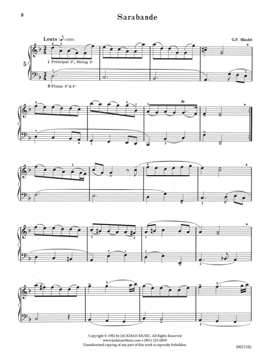 Very Easy Preludes from the Classics - Organ or Piano pg. 8 | Sheet Music | Jackman Music