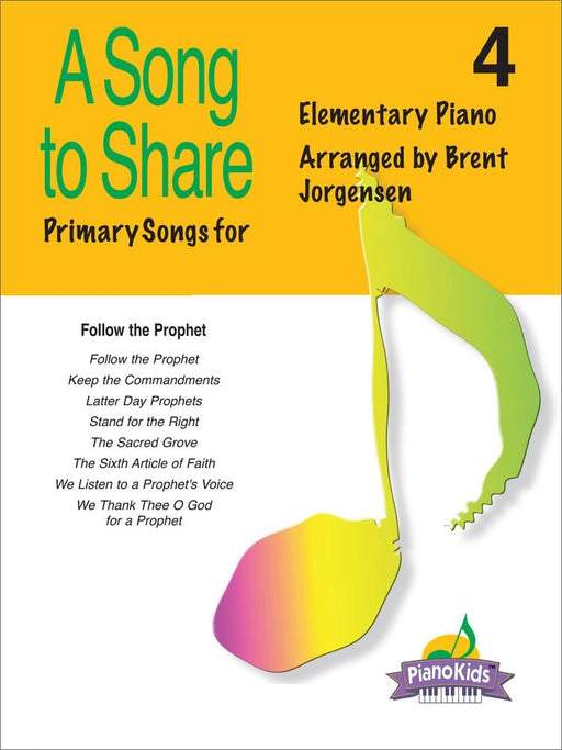 A Song to Share - Vol 4 - Elementary Piano | Sheet Music | Jackman Music