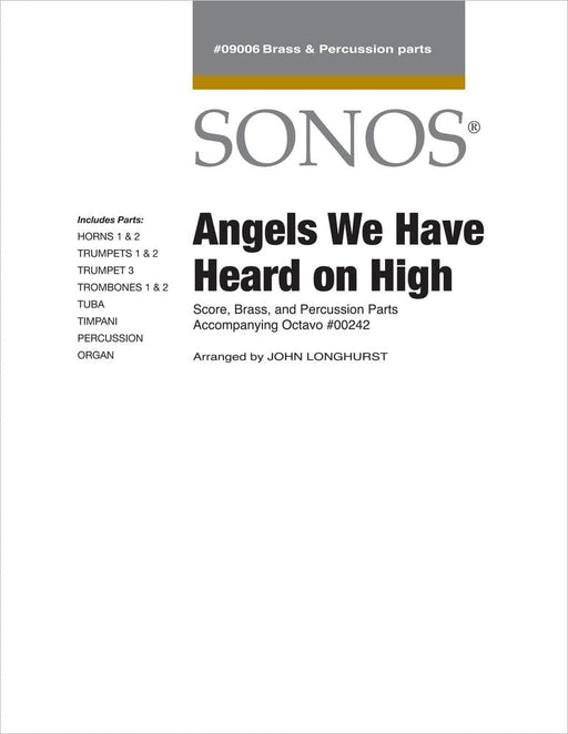 Angels We Have Heard On High - Conductor Score and Parts (Digital Download) | Sheet Music | Jackman Music