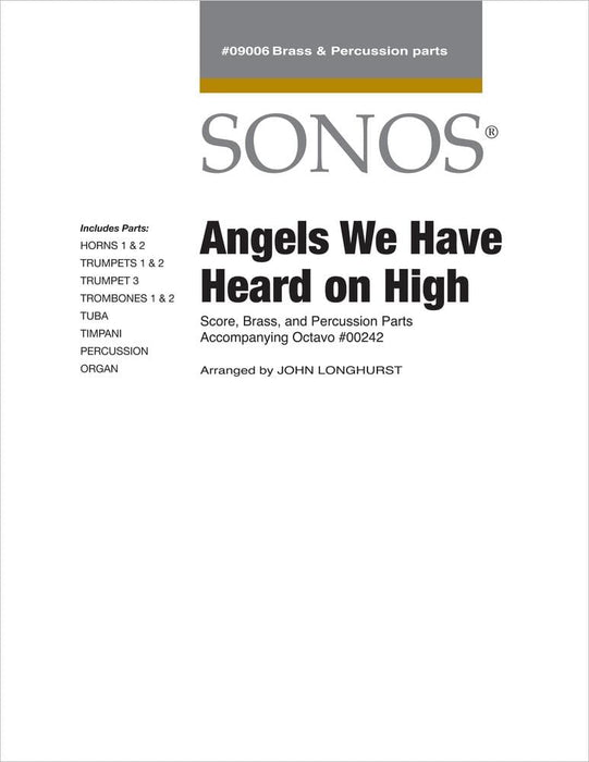 Angels We Have Heard On High - Conductor Score and Parts (Digital Download) | Sheet Music | Jackman Music