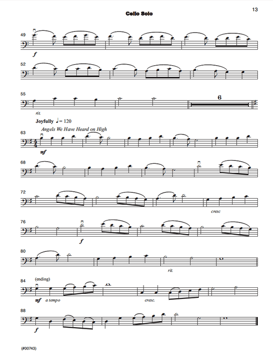 Christmas 4 Strings Vol 1 Cello | Sheet Music | Jackman Music