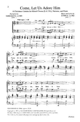 Come Let Us Adore Him Cantata | Sheet Music | Jackman Music