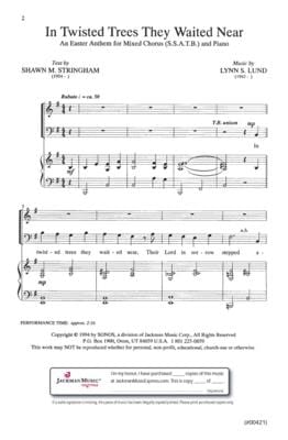 In Twisted Trees They Waited Near Ssatb | Sheet Music | Jackman Music