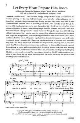 Let Every Heart Prepare Him Room Cantata | Sheet Music | Jackman Music