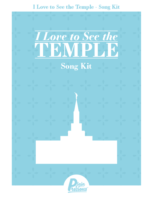 I Love to See the Temple Song Kit | Sheet Music | Jackman Music