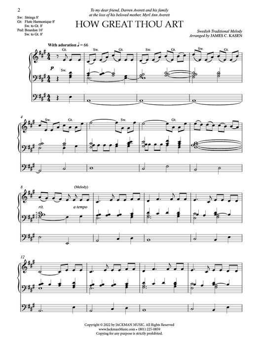 Postludes - Vol 9 - Organ - pg 2 | Sheet Music | Jackman Music