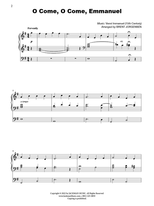 The New Organist - Christmas Preludes 2 - pg 2 | Sheet Music | Jackman Music