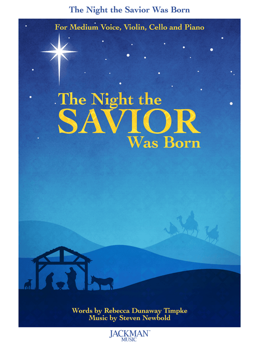The Night the Savior Was Born - Medium Voice, Violin, and Cello COVER | Sheet Music | Jackman Music