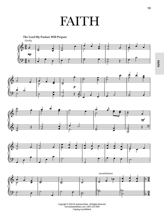 Prelude Chains for Funerals - Piano 19 | Sheet Music | Jackman Music