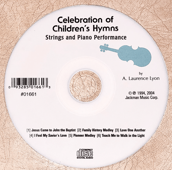 Celebration of Children's Hymns - Performance Compact Disc | Sheet Music | Jackman Music