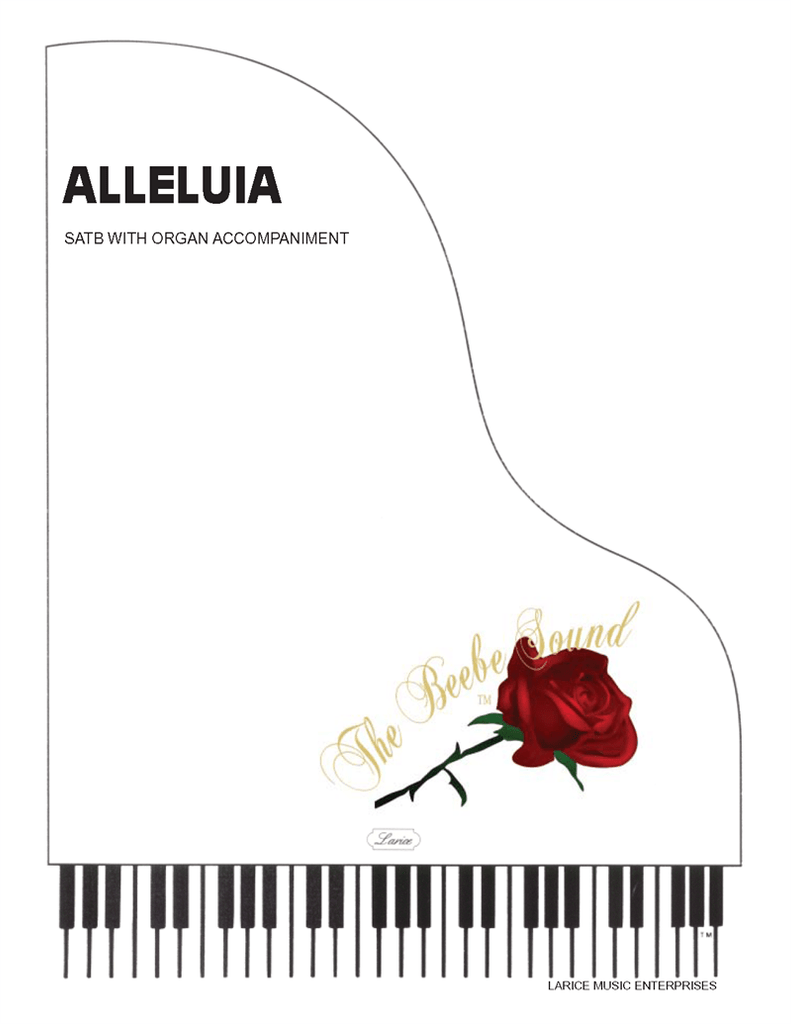 Alleluia (original) - SATB and Organ — Jackman Music