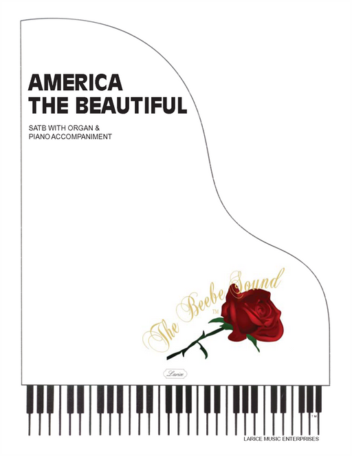 America the Beautiful - SATB, Organ & Piano