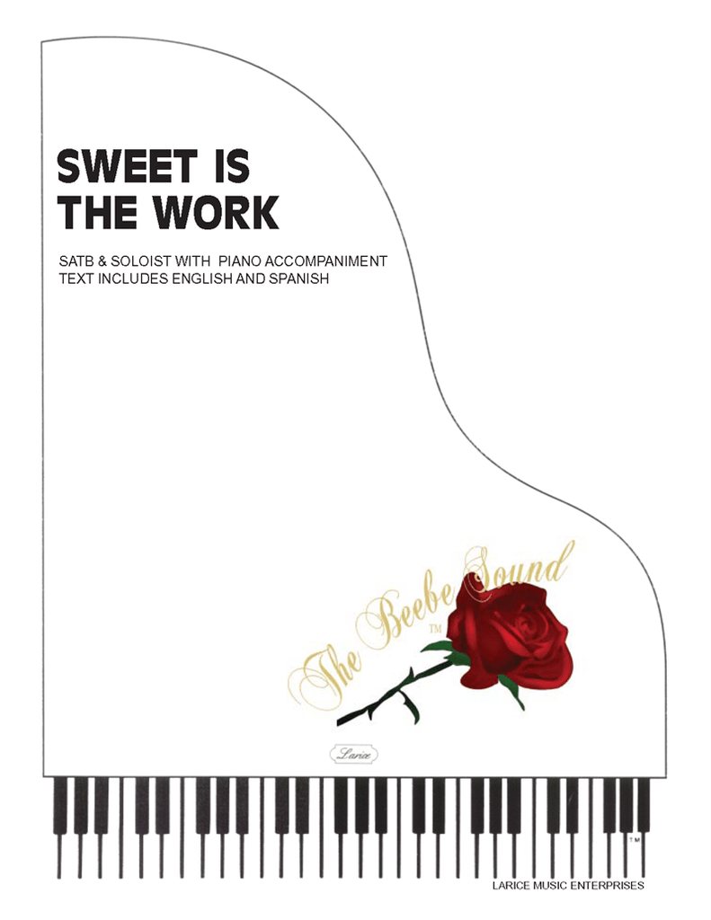 Sweet Is the Work - SATB — Jackman Music