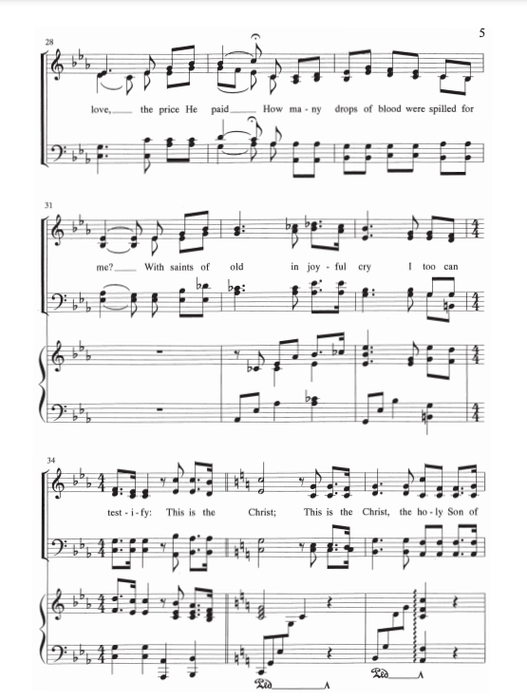 This Is the Christ - SATB