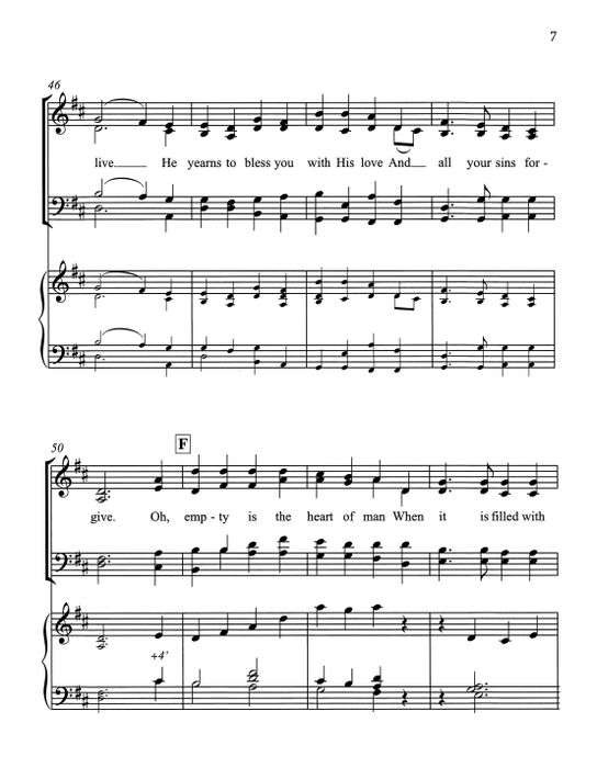 Behold the Wounds in Jesus' Hands - SATB