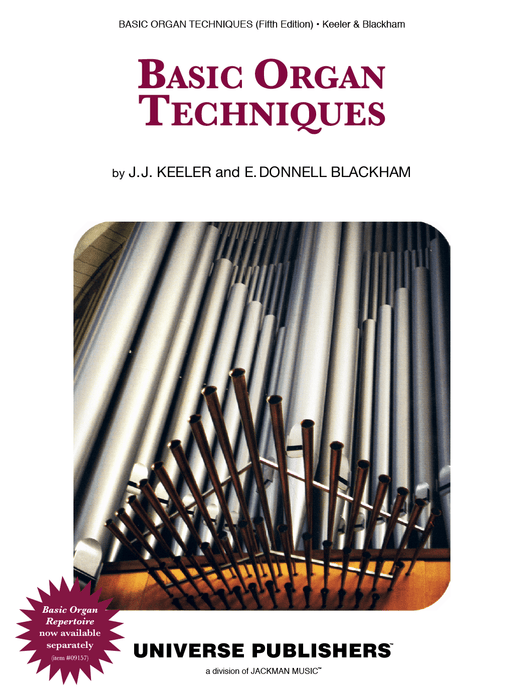 Basic Organ Techniques - Organ Method Book COVER | Sheet Music | Jackman Music