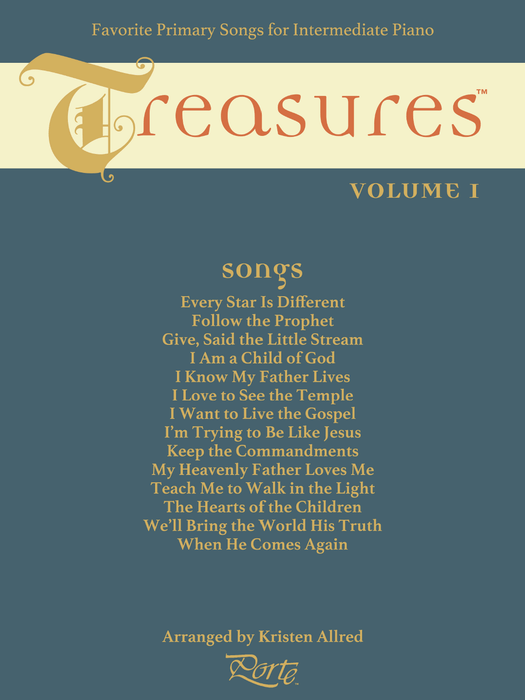 Treasures, Vol. 1 - Piano — Jackman Music