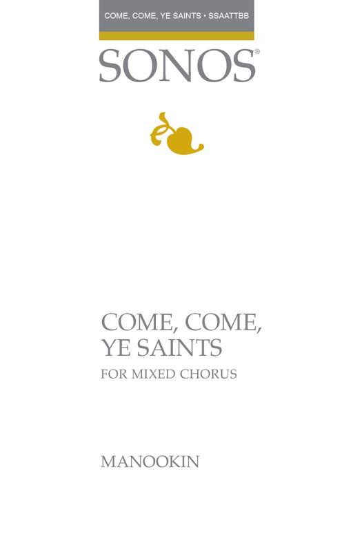 Come Come Ye Saints COVER | Sheet Music | Jackman Music