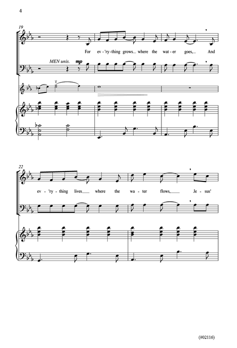 Jesus' Love Is Like a River - SB, Violin, and Piano - Marshall McDonald Pg. 4 | Sheet Music | Jackman Music