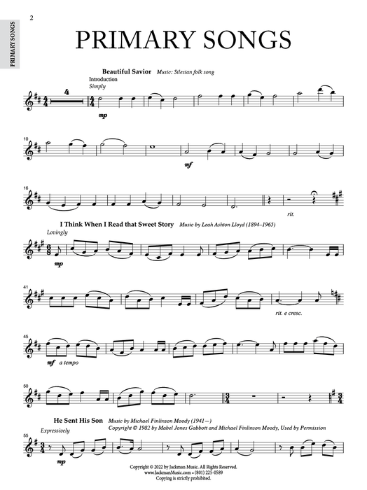 Prelude Chains for Funerals - B flat Clarinet pg. 2 | Sheet Music | Jackman Music