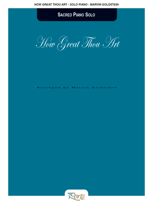 How Great Thou Art - Piano Solo - Goldstein COVER | Sheet Music | Jackman Music