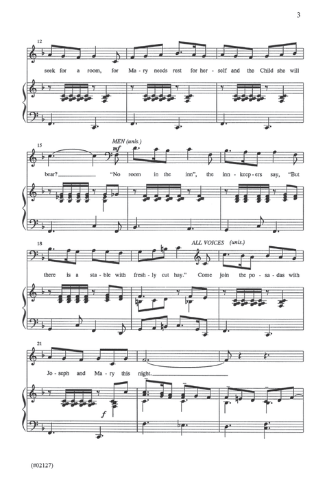 Come Celebrate (Feliz Navidad) - SATB & Children's Chorus pg. 2 | Sheet Music | Jackman Music