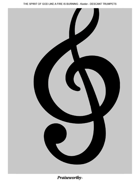 The Spirit of God Like a Fire is Burning - Descant Trumpets part for #00166 | Sheet Music | Jackman Music