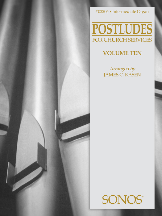 Postludes, Vol. 10 - Cover - Organ | Sheet Music | Jackman Music