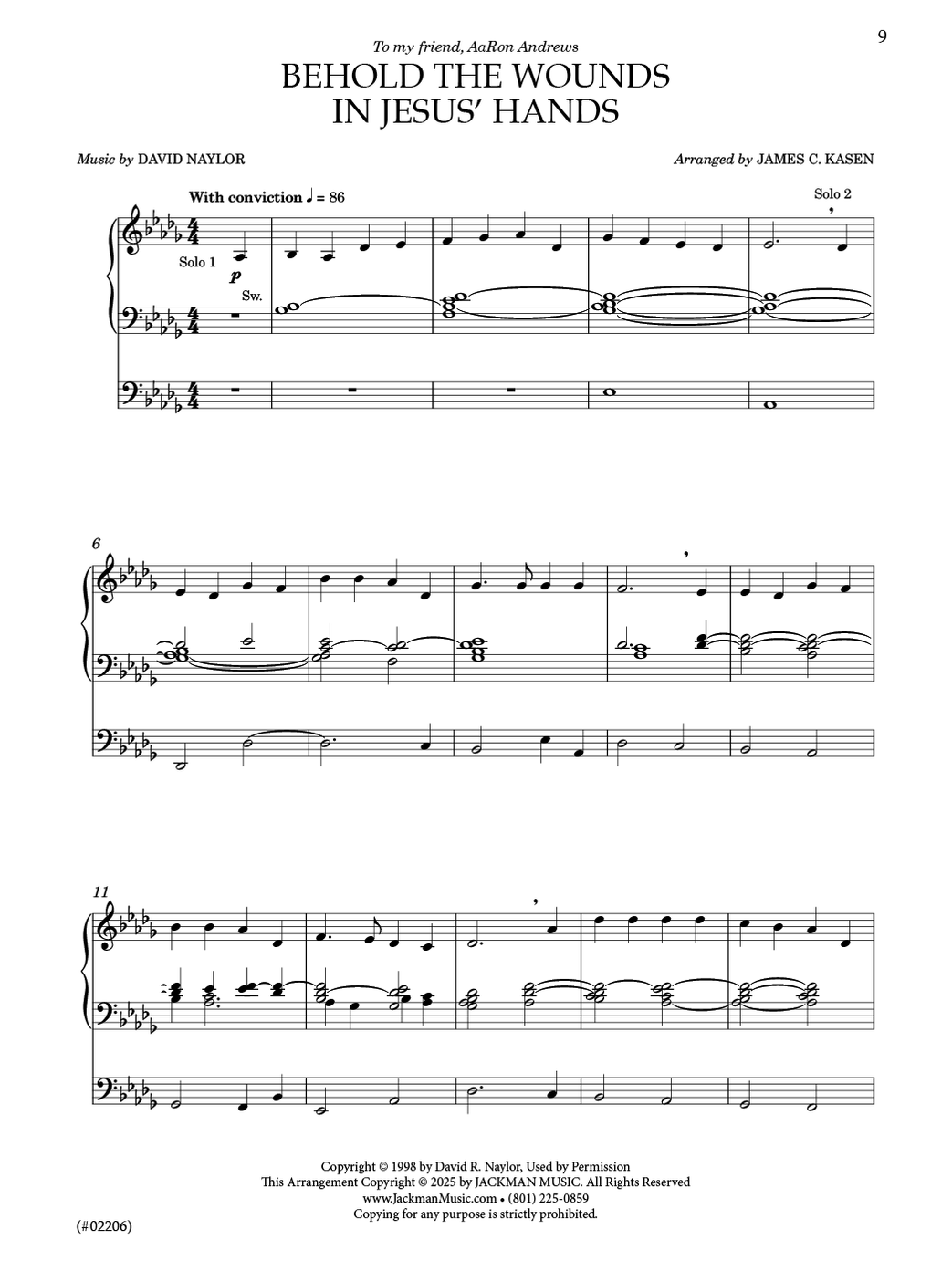 Postludes - Vol 10 - Organ — Jackman Music