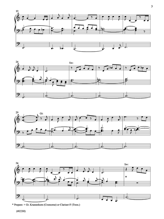 Let Us Worship Anew - His Eye is on the Sparrow pg. 3 - Organ | Sheet Music | Jackman Music