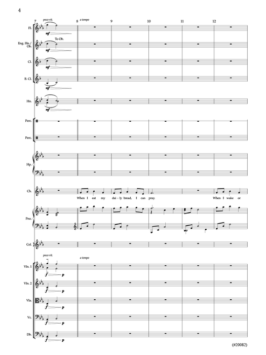 Pray Always - Orchestration: Score and Parts