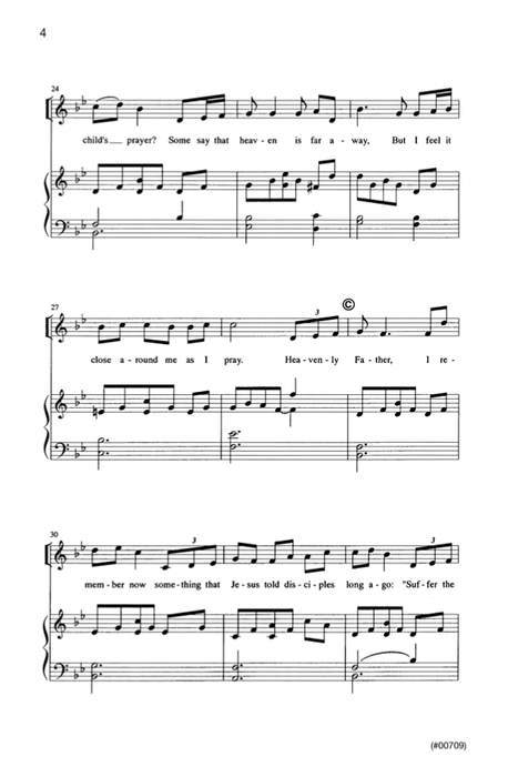 A Child's Prayer - Two Part Chorus pg. 4 | Sheet Music | Jackman Music
