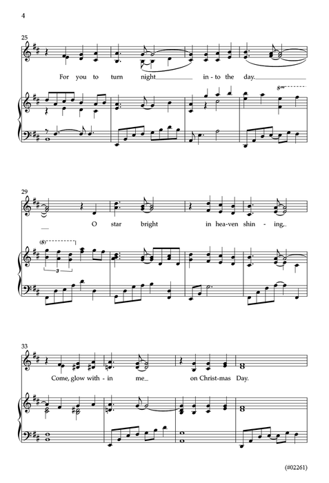 Star Bright - SA and Piano