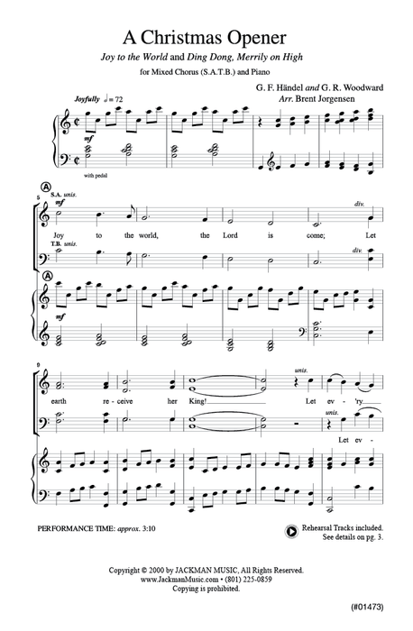 A Christmas Opener - SATB pg. 2 | Sheet Music | Jackman Music