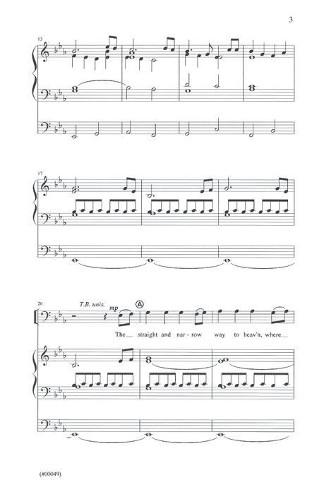 Secret Prayer - SSAATTB & Organ