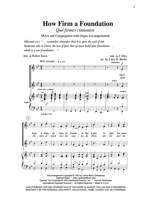 How Firm A Foundation (book) - SSAA