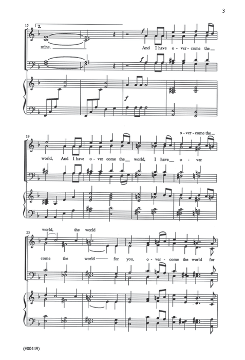 Fear Not Little Children - SATB