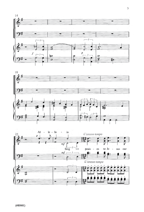 The Majesty of Easter - SATB