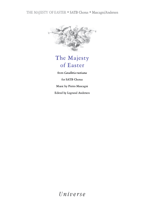 The Majesty of Easter - SATB