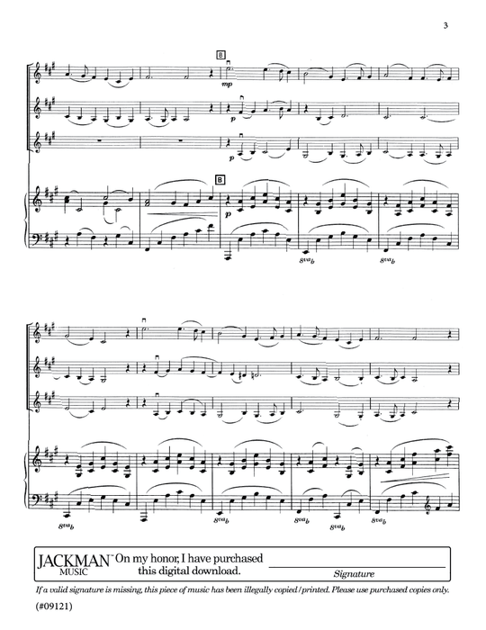 What Child Is This (Greensleeves) - Violin Trio