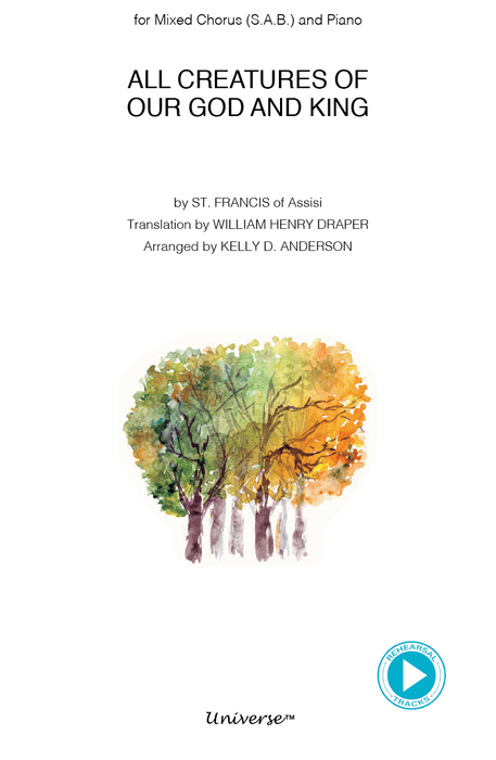 All Creatures Of Our God And King SAB Anderson cover | Sheet Music | Jackman Music