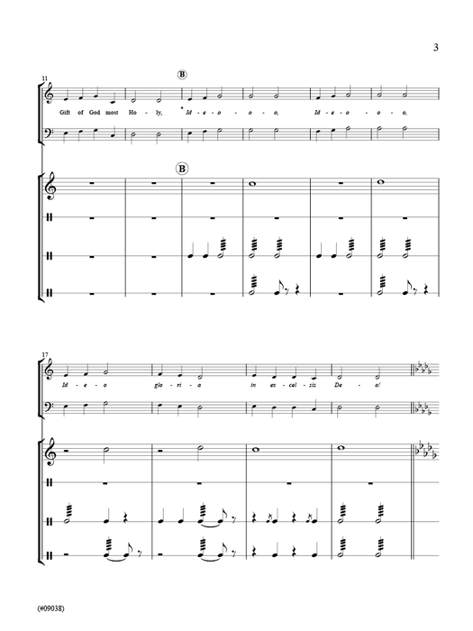 On This Day Children Sing - Percussion Parts