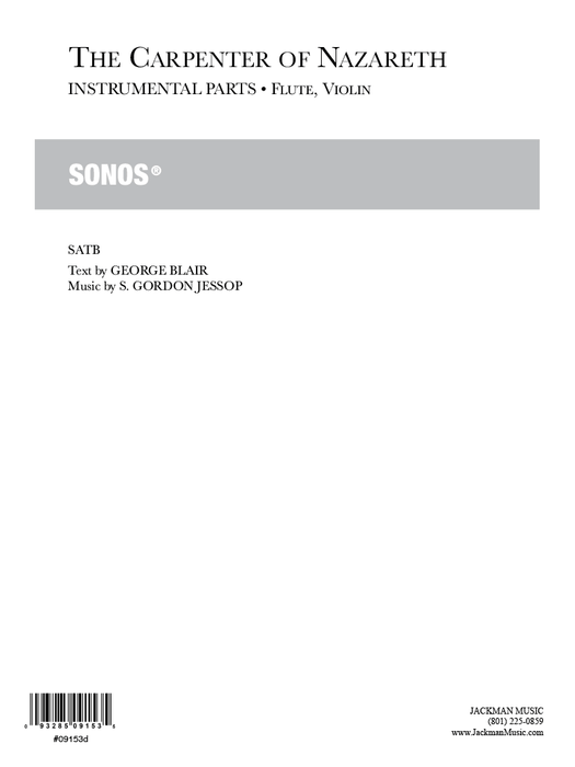 The Carpenter of Nazareth - Instrumental Parts