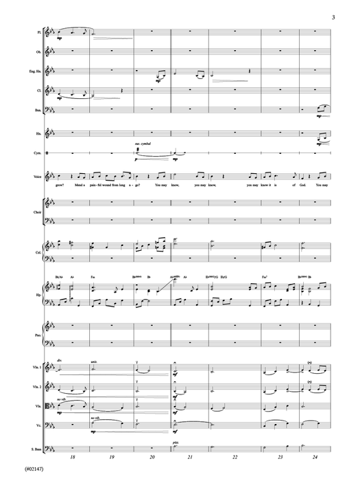 You May Know - High Voice, SATB Choir, and Orchestra | Jackman Music | Sacred Sheet Music