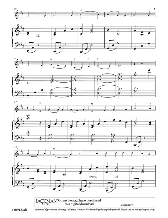 Seek the Lord Early - Violin Solo