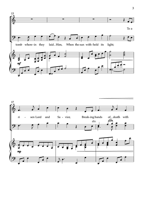 The Day That Changed Everything - SATB